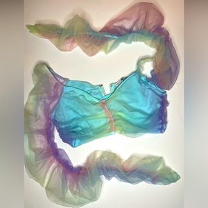 Cotton candy colored two piece set size M